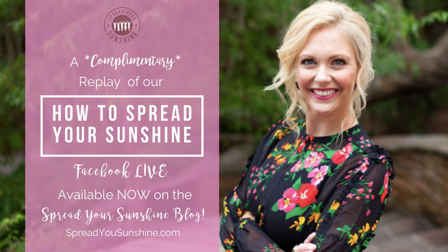 How to Spread Your Sunshine: KNOW Women Facebook Live Event