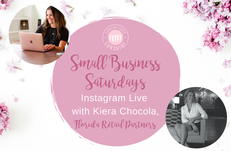 Small Business Saturdays: Instagram Live Interview with Kiera Chocola