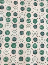 Load image into Gallery viewer, Wish you a Merry Christmas! Look how YOU sparkle!- White &amp; Teal Wrapping Paper