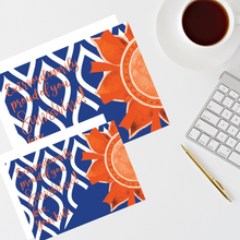Load image into Gallery viewer, Blue &amp; Orange &quot;Sunshine&quot; Collection #ShineItForward Individual Stationery Set