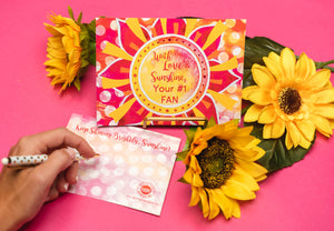 Classic "Sunshine" Collection Individual Stationery Card
