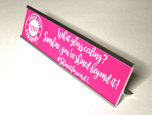 Pink Name Plate
