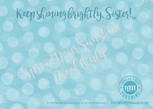 Load image into Gallery viewer, Teal &amp; Gray &quot;Sister&quot; Collection #ShineItForward Individual Stationery Set