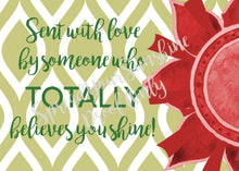 Load image into Gallery viewer, Scarlet Red &amp; Olive Green &quot;Sister&quot; Collection #ShineItForward 4-Pack Stationery Set