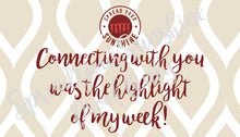 Load image into Gallery viewer, Crimson &amp; Pearl White &quot;Sister&quot; Collection Positivity Cards