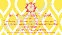 Load image into Gallery viewer, Classic &quot;Sunshine&quot; Collection Positivity Cards