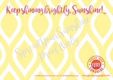 Load image into Gallery viewer, Classic &quot;Sunshine&quot; Collection II #ShineitForward 4-Pack Stationery Set