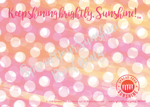 Classic "Sunshine" Collection II #ShineitForward 4-Pack Stationery Set