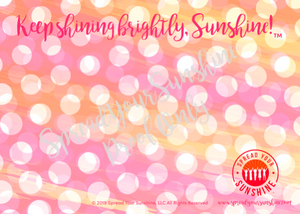 Classic "Sunshine" Collection #ShineItForward Individual Stationery Set