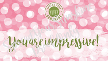 Load image into Gallery viewer, Rose Pink &amp; Green &quot;Sister&quot; Collection Positivity Cards