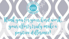 Load image into Gallery viewer, Teal &amp; Gray &quot;Sister&quot; Collection Positivity Cards