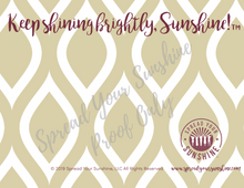 Load image into Gallery viewer, Garnet &amp; Gold &quot;Sunshine&quot; Collection #ShineItForward 4-Pack Stationery Set
