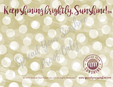 Load image into Gallery viewer, Garnet &amp; Gold &quot;Sunshine&quot; Collection #ShineItForward Individual Stationery Set