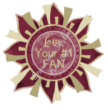 Load image into Gallery viewer, Garnet &amp; Gold &quot;Sunshine&quot; Collection Envelope Seals