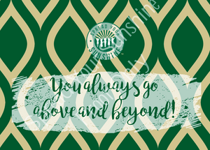 Green & Gold "Sunshine" Collection Positivity Cards