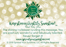 Load image into Gallery viewer, Green &amp; Gold &quot;Sunshine&quot; Collection Positivity Cards