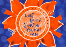 Load image into Gallery viewer, Blue &amp; Orange &quot;Sunshine&quot; Collection Traditional Stationery Set