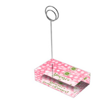 Load image into Gallery viewer, Rose Pink &amp; Green &quot;Sister&quot; Collection Tall Card Holders