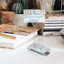 Load image into Gallery viewer, Teal &amp; Gray &quot;Sister&quot; Collection Tall Card Holders
