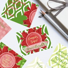 Load image into Gallery viewer, Red, Buff, &amp; Green &quot;Sister&quot; Collection Traditional Stationery Set