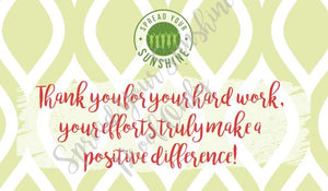 Red, Buff, & Green "Sister" Collection Positivity Cards