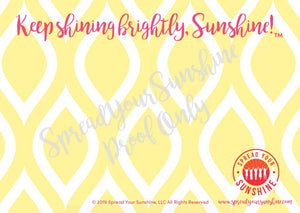 Classic "Sunshine" Collection Traditional Stationery Set