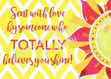 Load image into Gallery viewer, Classic &quot;Sunshine&quot; Collection I #ShineItForward 8-Pack Stationery Set