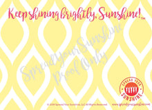 Load image into Gallery viewer, Classic &quot;Sunshine&quot; Collection #ShineItForward Individual Stationery Set