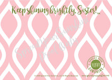 Load image into Gallery viewer, Rose Pink &amp; Green &quot;Sister&quot; Collection Traditional Stationery Set