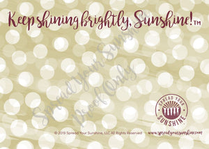 Garnet & Gold "Sunshine" Collection #ShineItForward 8-Pack Stationery Set
