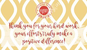 Cardinal and Straw "Sister" Collection Positivity Cards