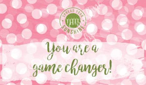 Rose Pink & Green "Sister" Collection Positivity Cards