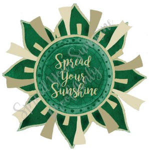 Green & Gold "Sunshine" Collection Envelope Seals